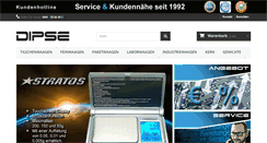 Desktop Screenshot of digitalwaagen.de